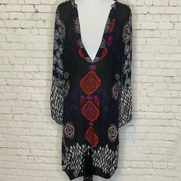 Anthropologie Free People peasant dress/ cover up